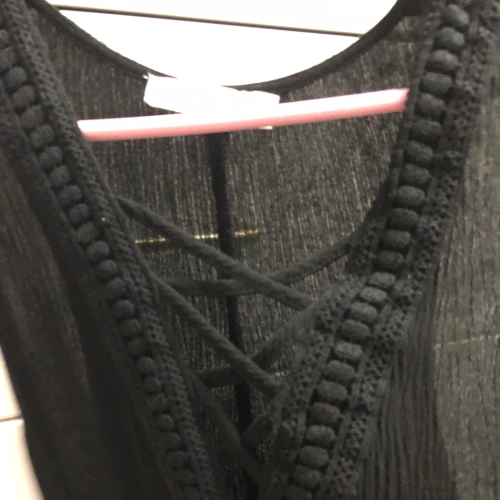 Black crop top